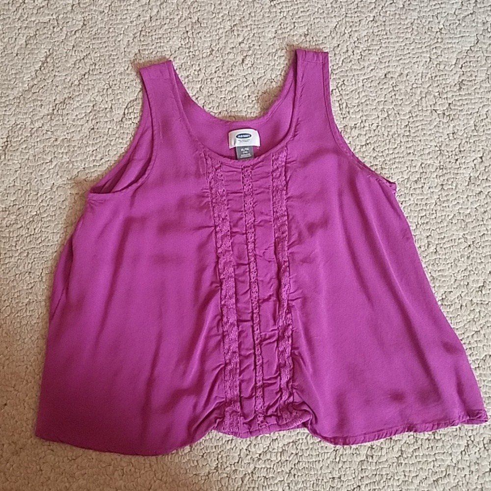 Purple crop top